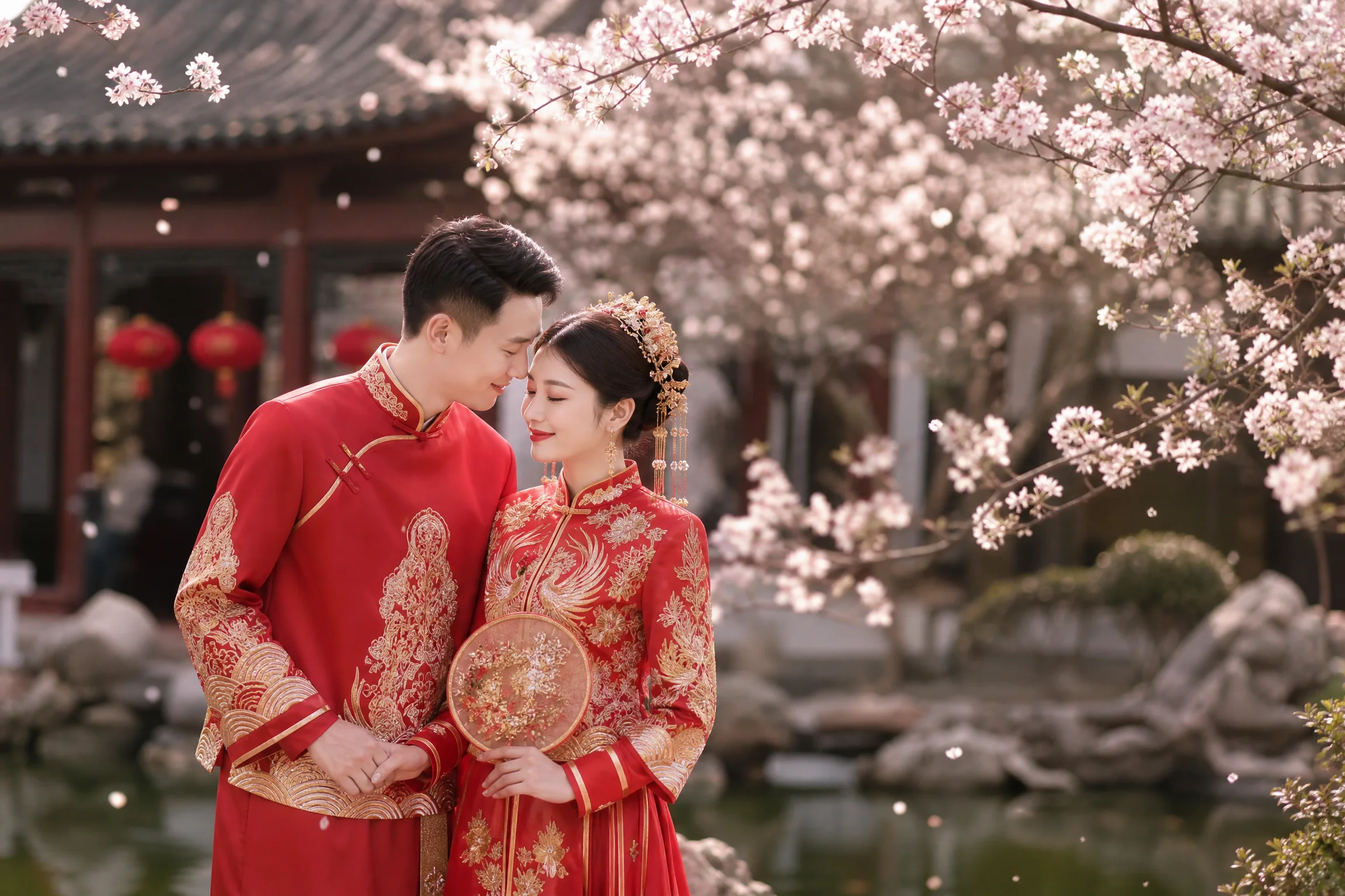 糖心婚礼摄影作品-花好月圆中式婚礼